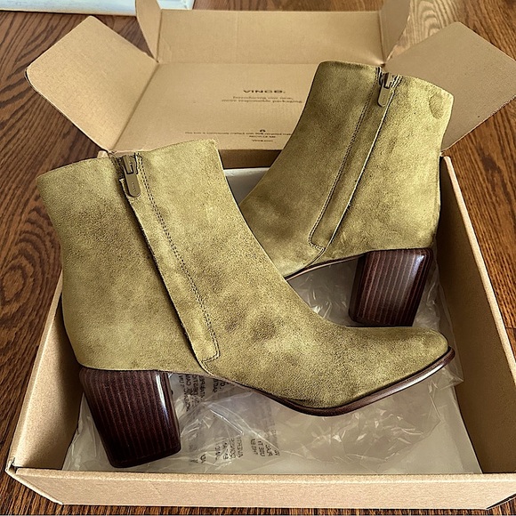 VINCE suede ankle Boots - NWT - Size 10 - Picture 14 of 14